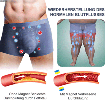 ⚡ 4 Stück zum Preis von 1: Die revolutionäre Magnettherapie-Unterwäsche für echte Männer-Vitalität!