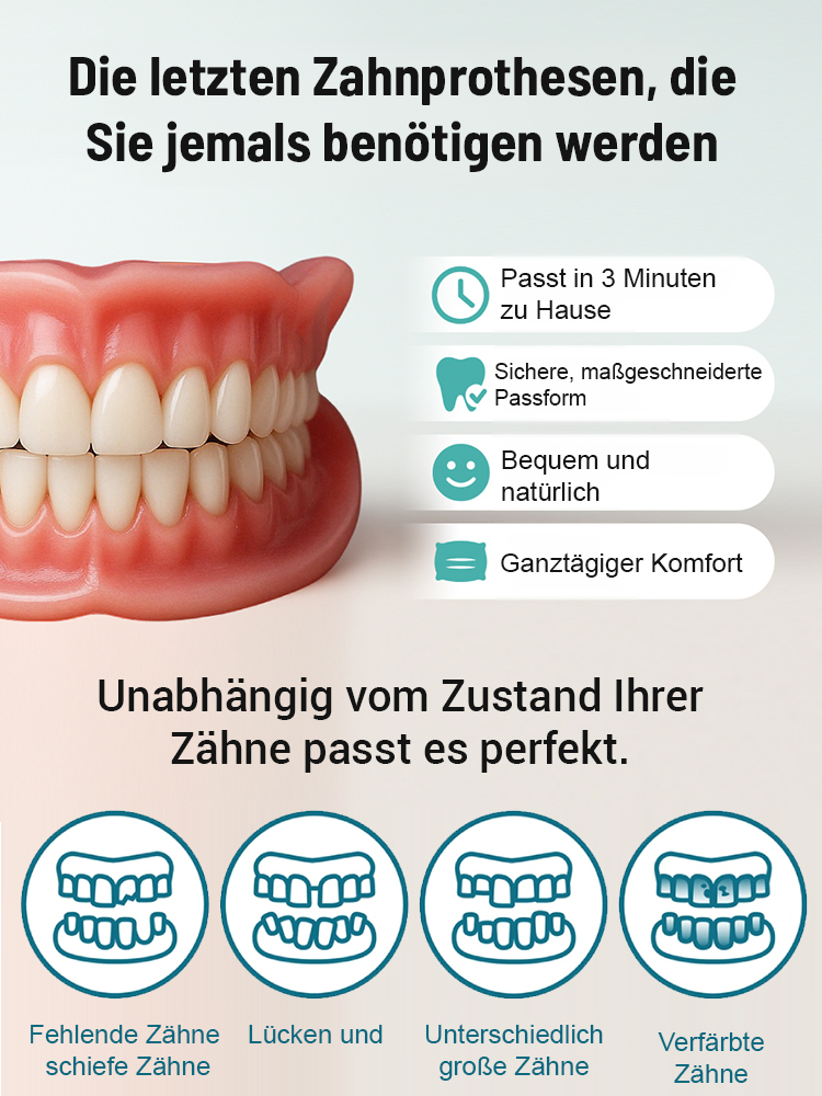 Weiche Vollprothese Verkleidungssatz