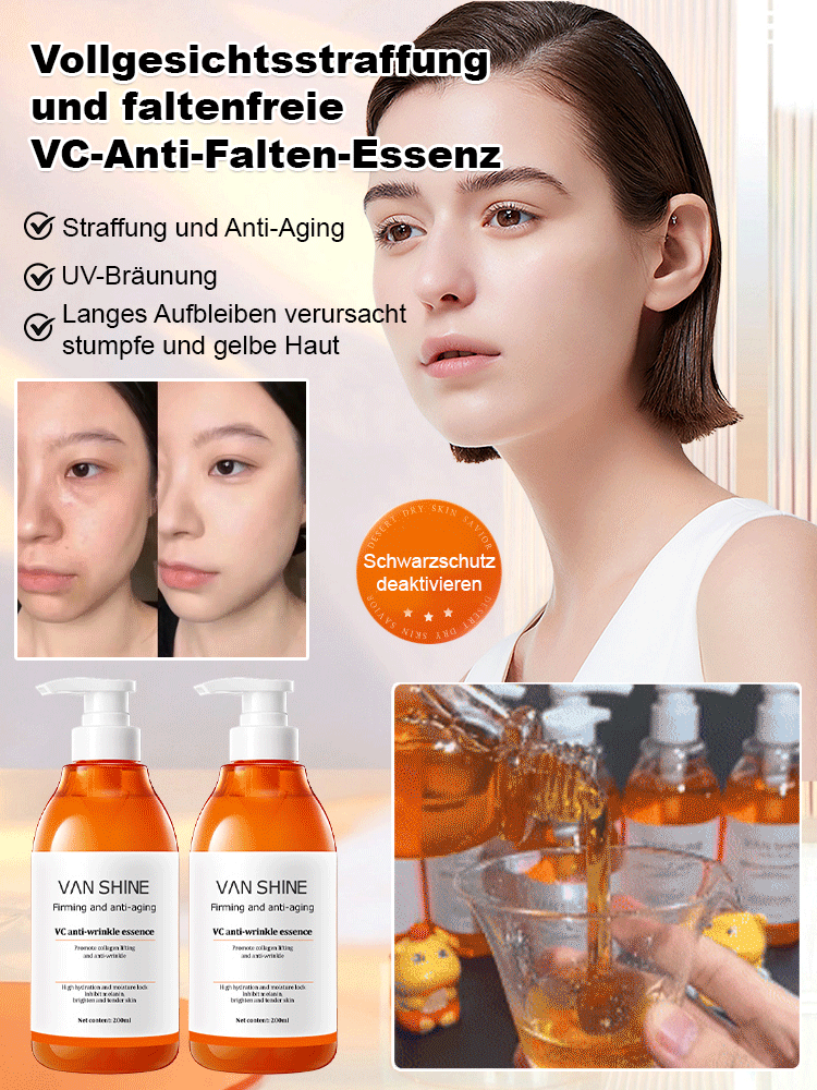 🍊Konzentriertes Vitamin C-Serum hellt Ihre Haut sichtbar auf und strafft sie, sodass Ihre Haut so gut aussieht wie nie zuvor.