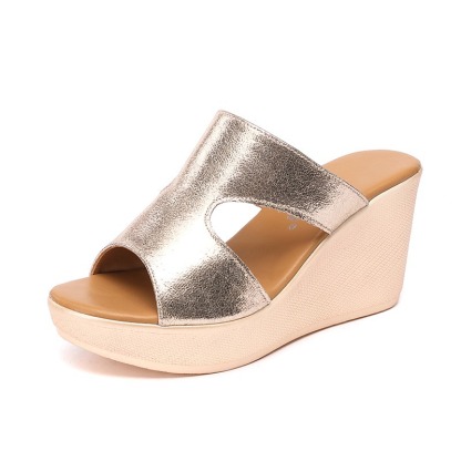 Zentimeter erhöhte Fischmund-Design bequeme Sandalen