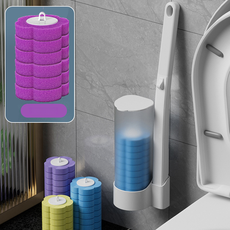 Saubere Hände und keine Unordnung durch austauschbare Bürstenköpfe für Toilettenbürsten