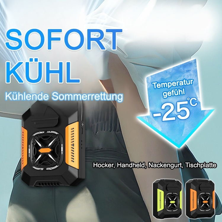 Tragbarer Hüftventilator für den Außenbereich