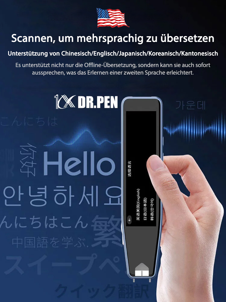 116 Arten von Sprache Scans Lesestift