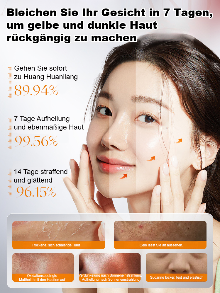 🍊Konzentriertes Vitamin C-Serum hellt Ihre Haut sichtbar auf und strafft sie, sodass Ihre Haut so gut aussieht wie nie zuvor.