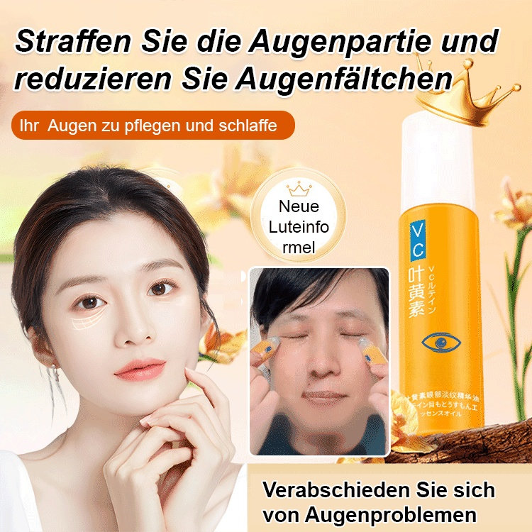 Lutein Anti-Falten-Essenzöl, reduziert feine Linien und Fältchen und strafft die Haut