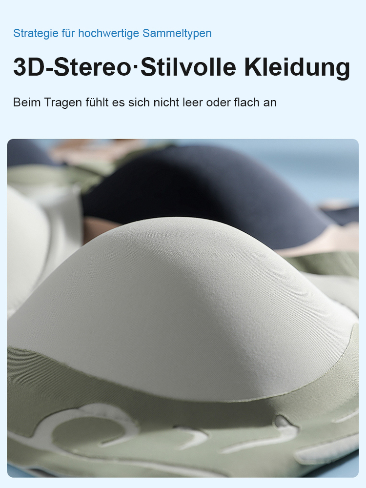 Hautfreundlicher BH mit Wolkengefühl, der hebt und rafft und die perfekte Brustform formt