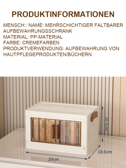 Mehrschichtiger Aufbewahrungsschrank für Schreibwaren, Snacks und Kleinigkeiten - Hinweis bei Bestel