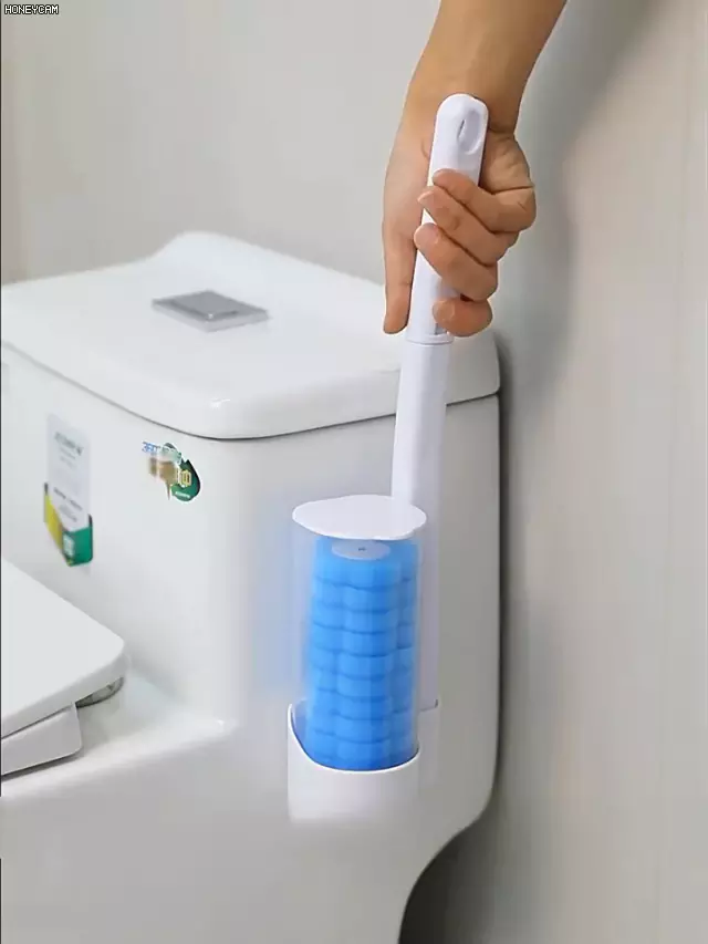 Saubere Hände und keine Unordnung durch austauschbare Bürstenköpfe für Toilettenbürsten