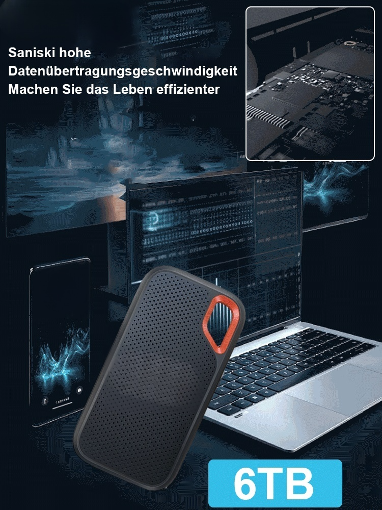 Mobile Hochgeschwindigkeits-Solid-State-Festplatte