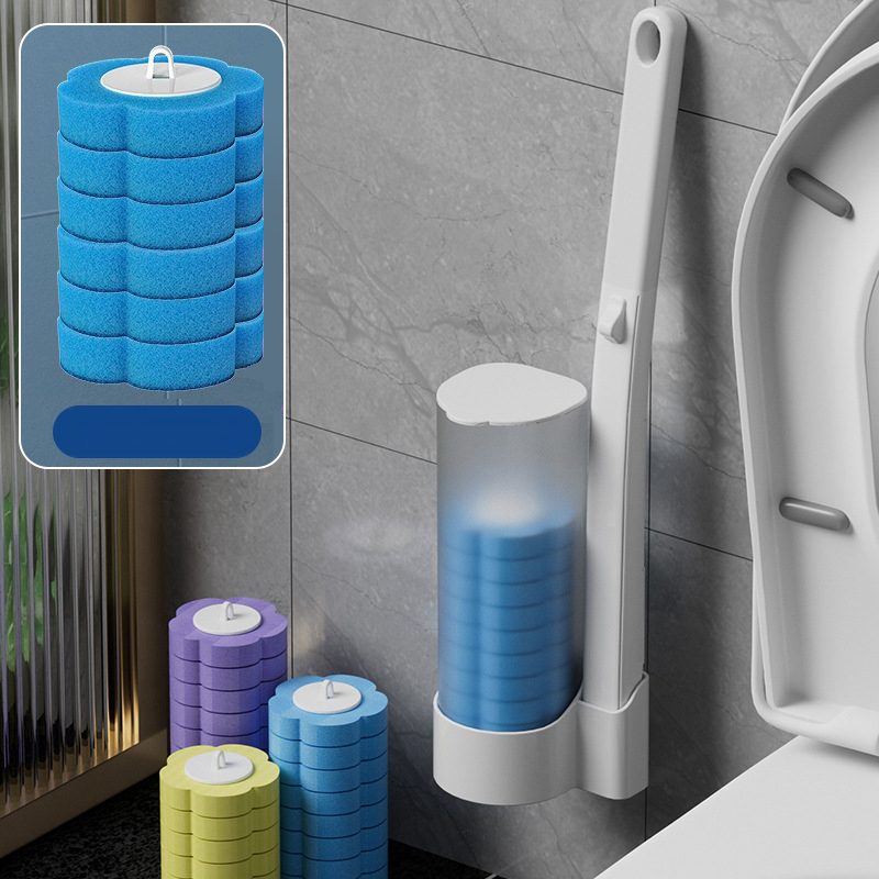 Saubere Hände und keine Unordnung durch austauschbare Bürstenköpfe für Toilettenbürsten