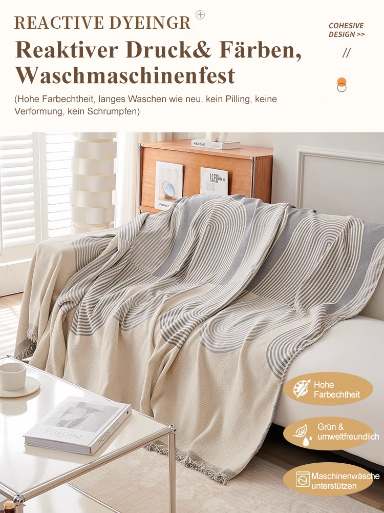 Doppelseitiger Chenille-Sofabezug