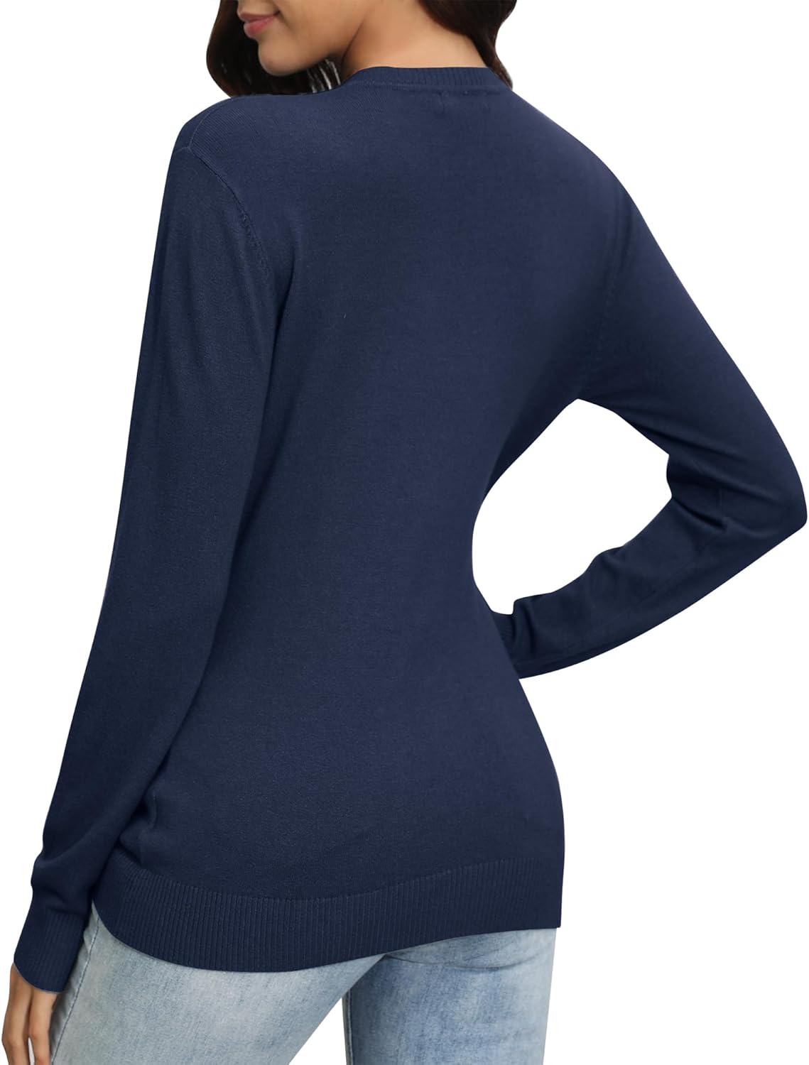 Women's Lightweight V-Neck Knit Sweater