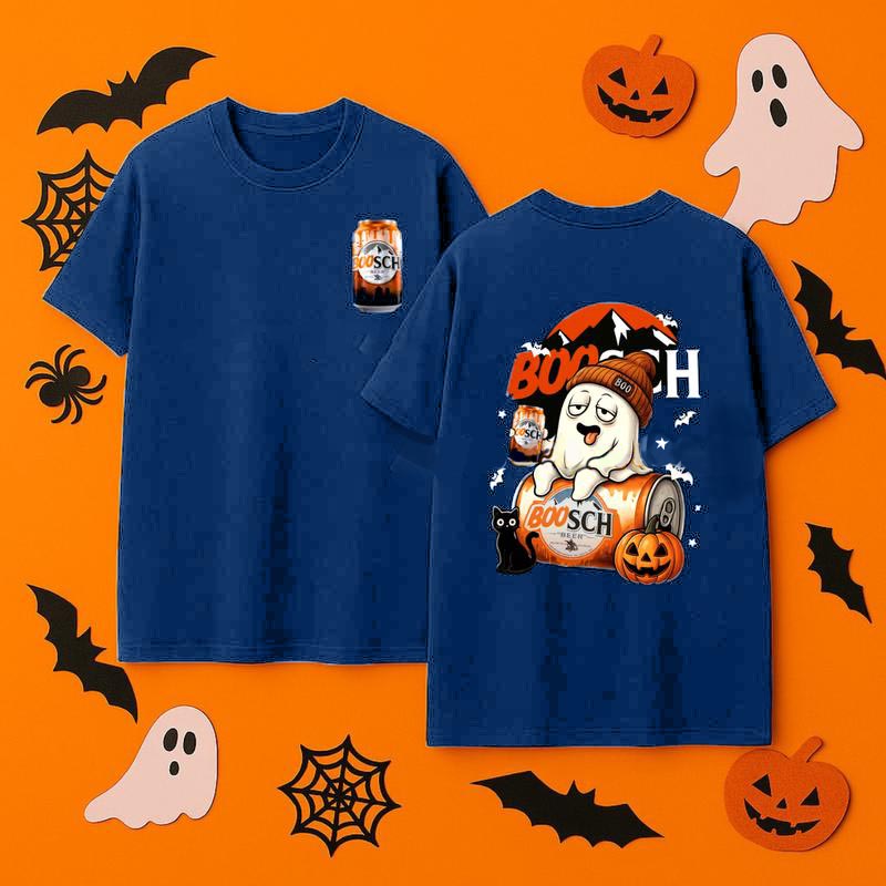 Beer Halloween Shirt – Funny Ghost on Beer Can Design for Men and Women