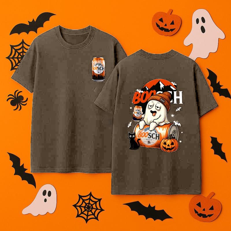Beer Halloween Shirt – Funny Ghost on Beer Can Design for Men and Women