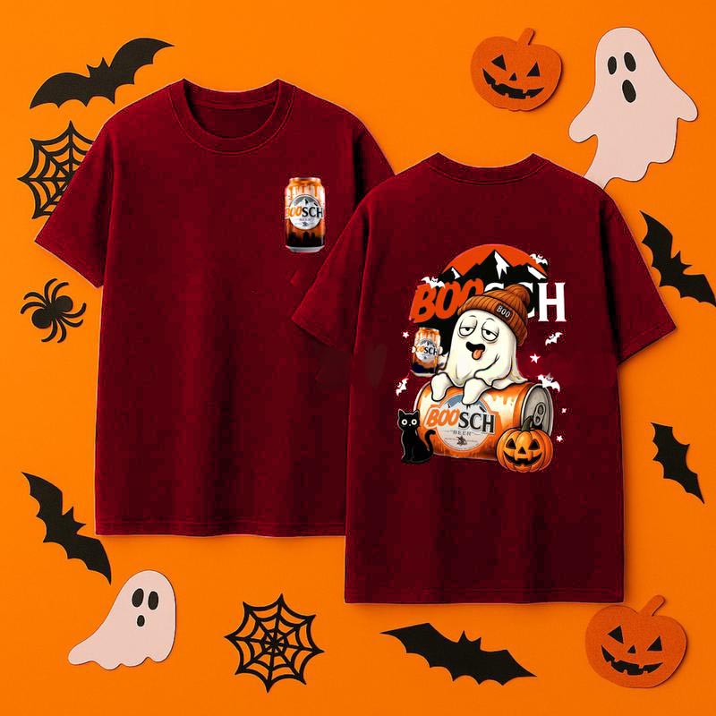 Beer Halloween Shirt – Funny Ghost on Beer Can Design for Men and Women