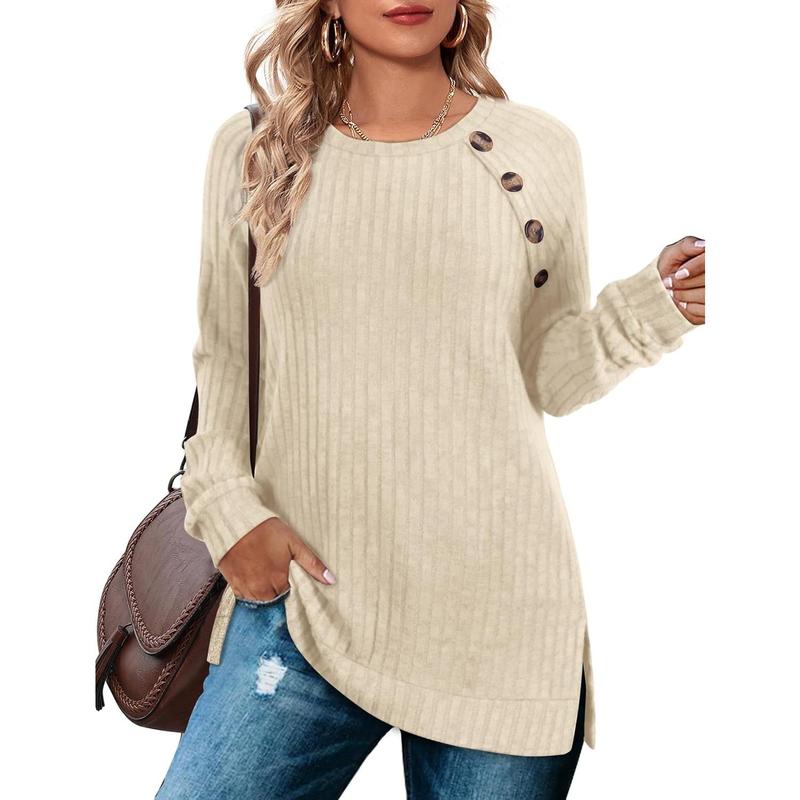 Long Sleeve Shirts for Women Lightweight Button