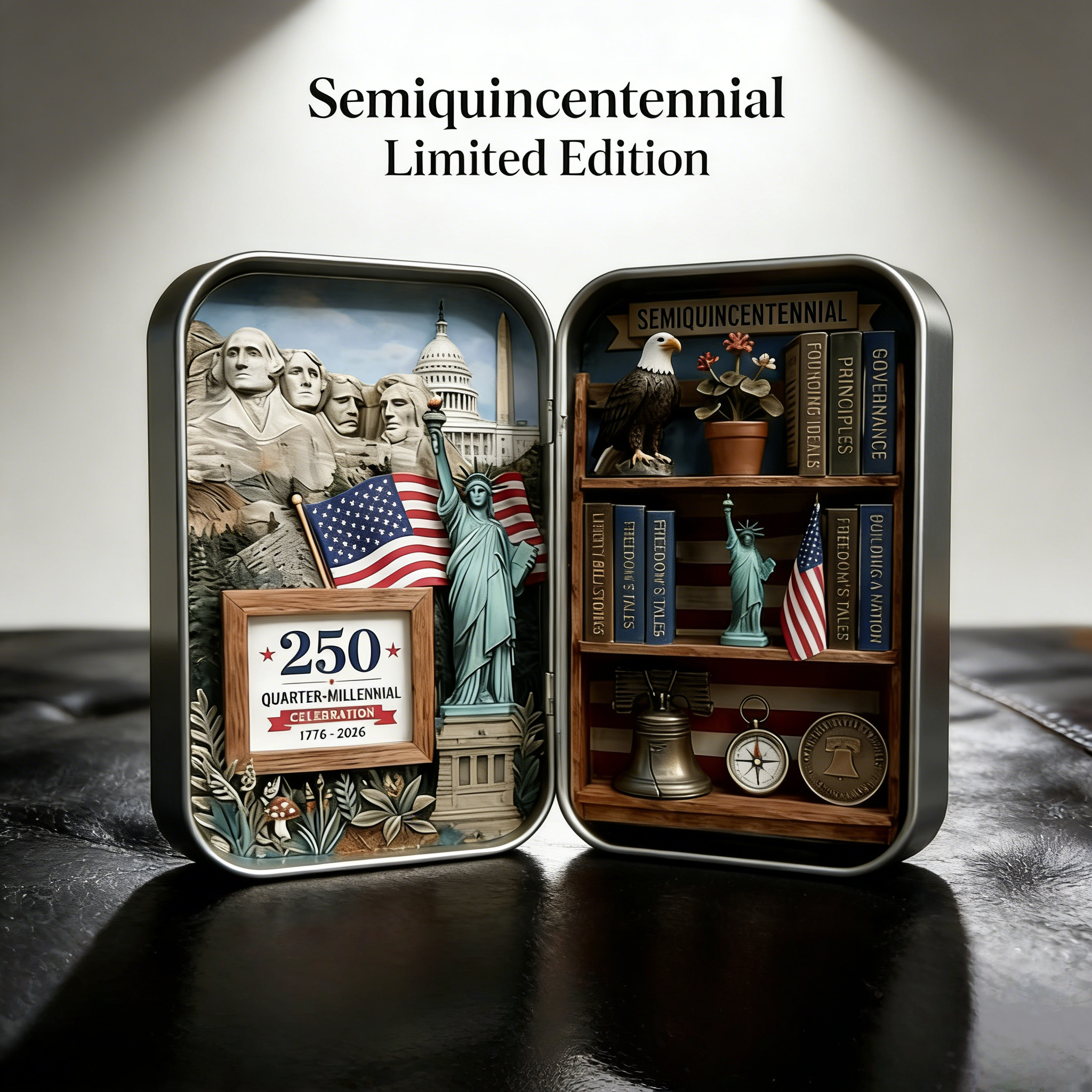🔥Last Day 49% OFF - ❤️🗽us 250th Anniversary Pocket Diorama Tin