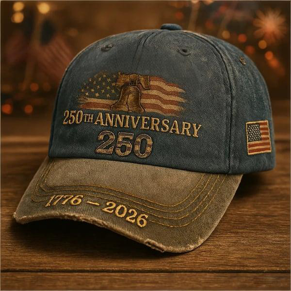 250th Anniversary Commemorative Baseball Cap - Celebrate 250 Years of Freedom
