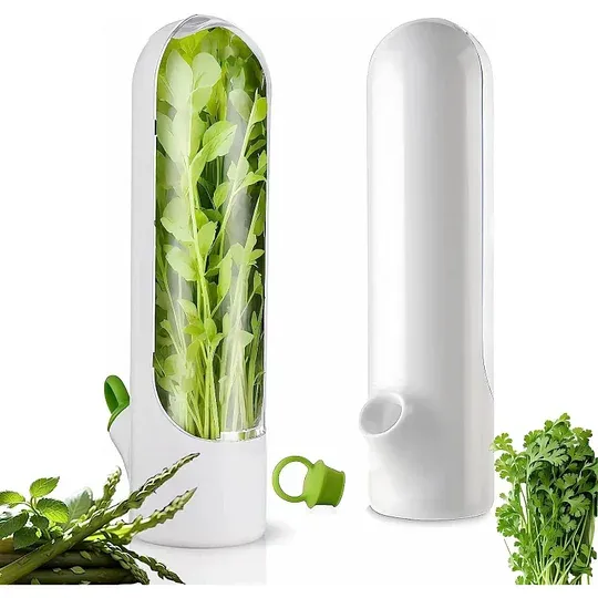 🥦Herb-Preserving Storage Container – Keep Your Herbs Fresh for Longer