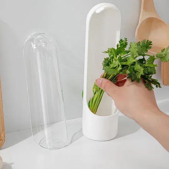 🥦Herb-Preserving Storage Container – Keep Your Herbs Fresh for Longer