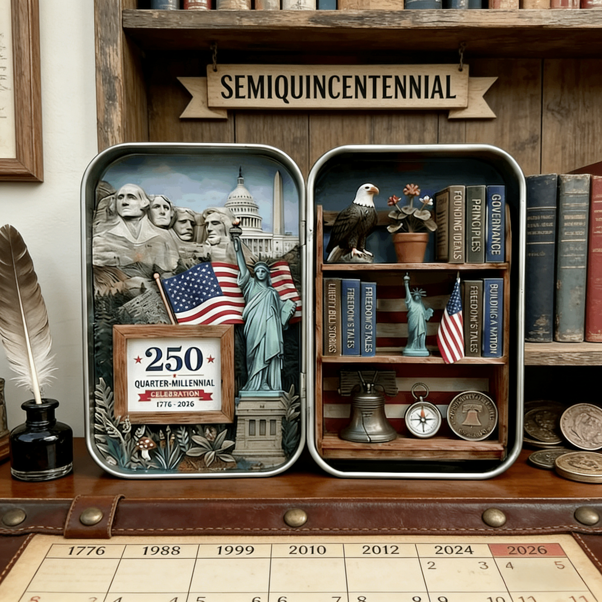 🔥Last Day 49% OFF - ❤️🗽us 250th Anniversary Pocket Diorama Tin
