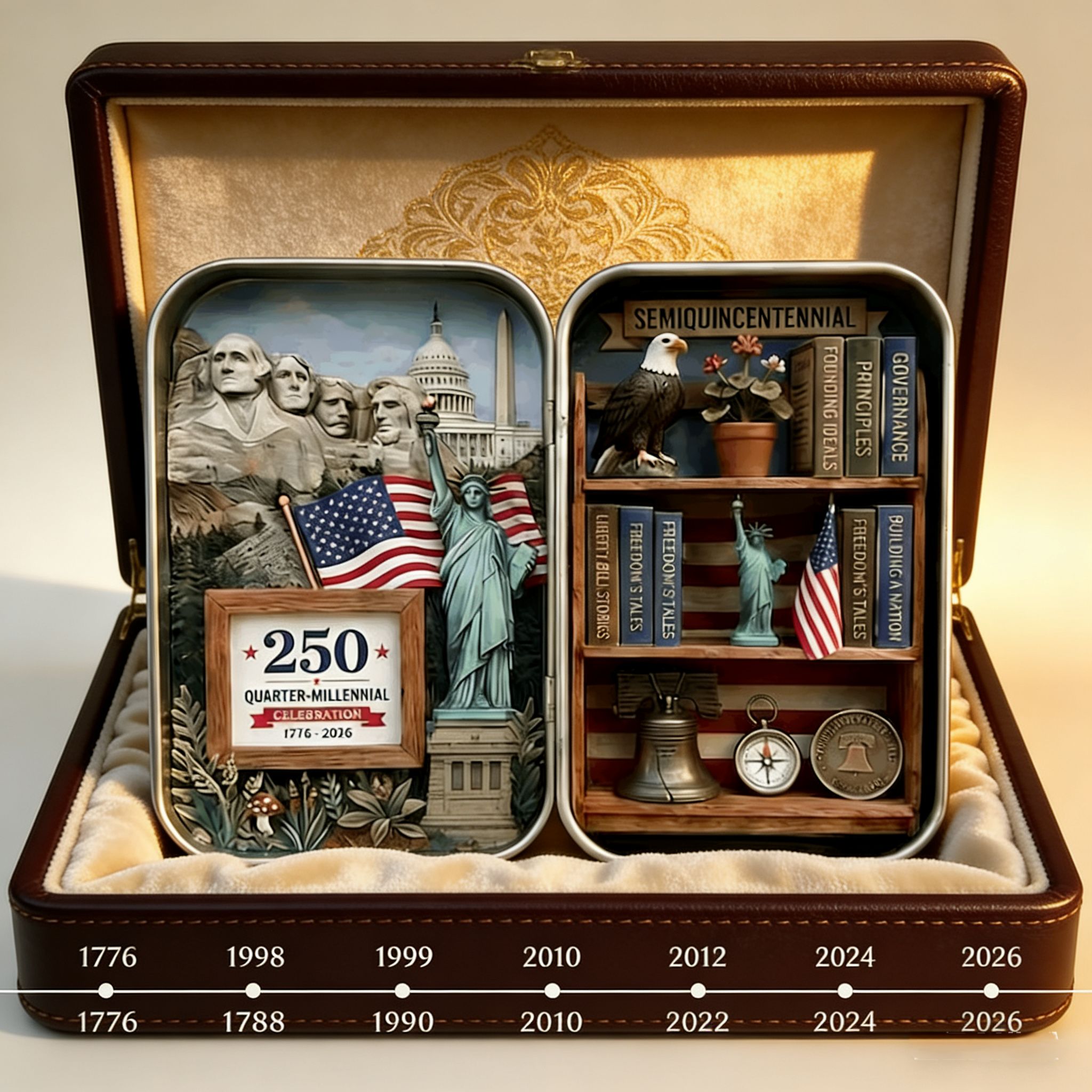 🔥Last Day 49% OFF - ❤️🗽us 250th Anniversary Pocket Diorama Tin