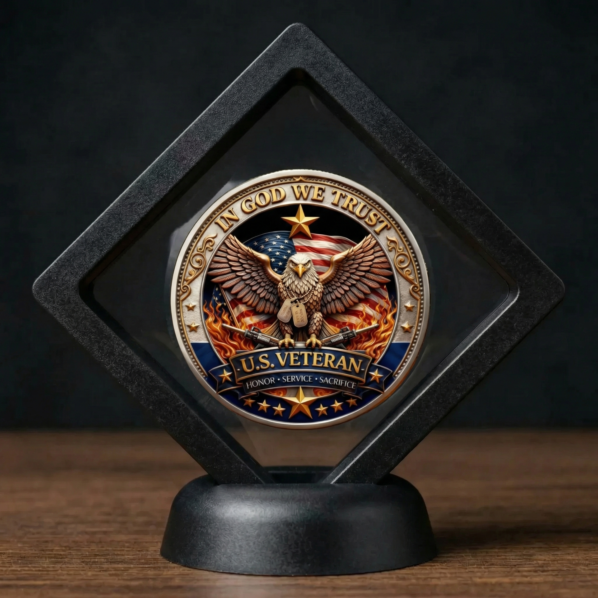 🔥Last Day 60% OFF 🔥 Honor America’s Heroes – 250 Years of Freedom Veteran Tribute Coin