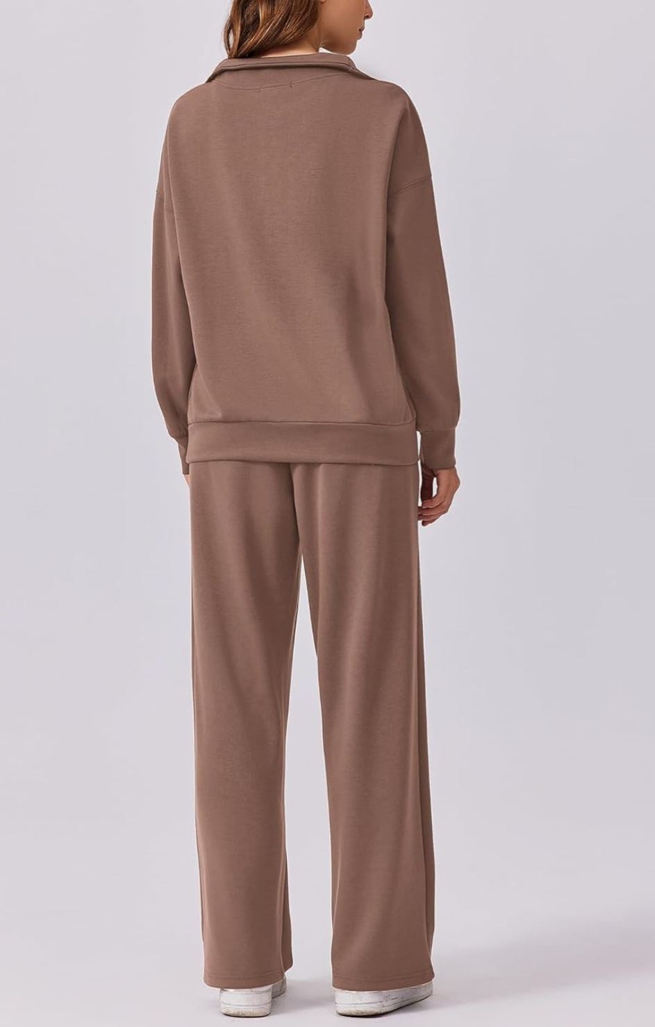 Oversized Sweatshirt Wide Leg Pants Two Piece Set (Buy 2 Free Shipping)