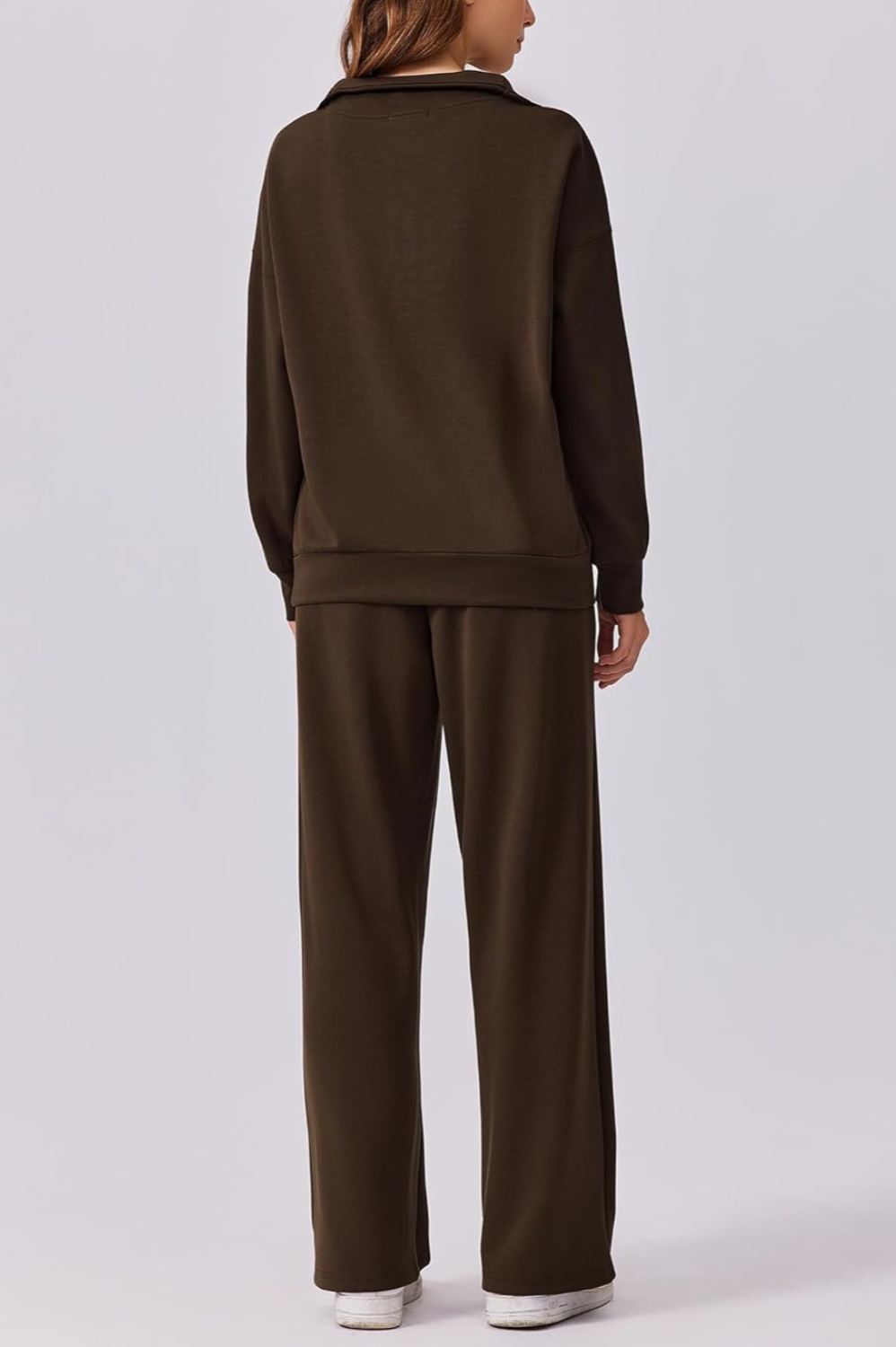 Oversized Sweatshirt Wide Leg Pants Two Piece Set (Buy 2 Free Shipping)