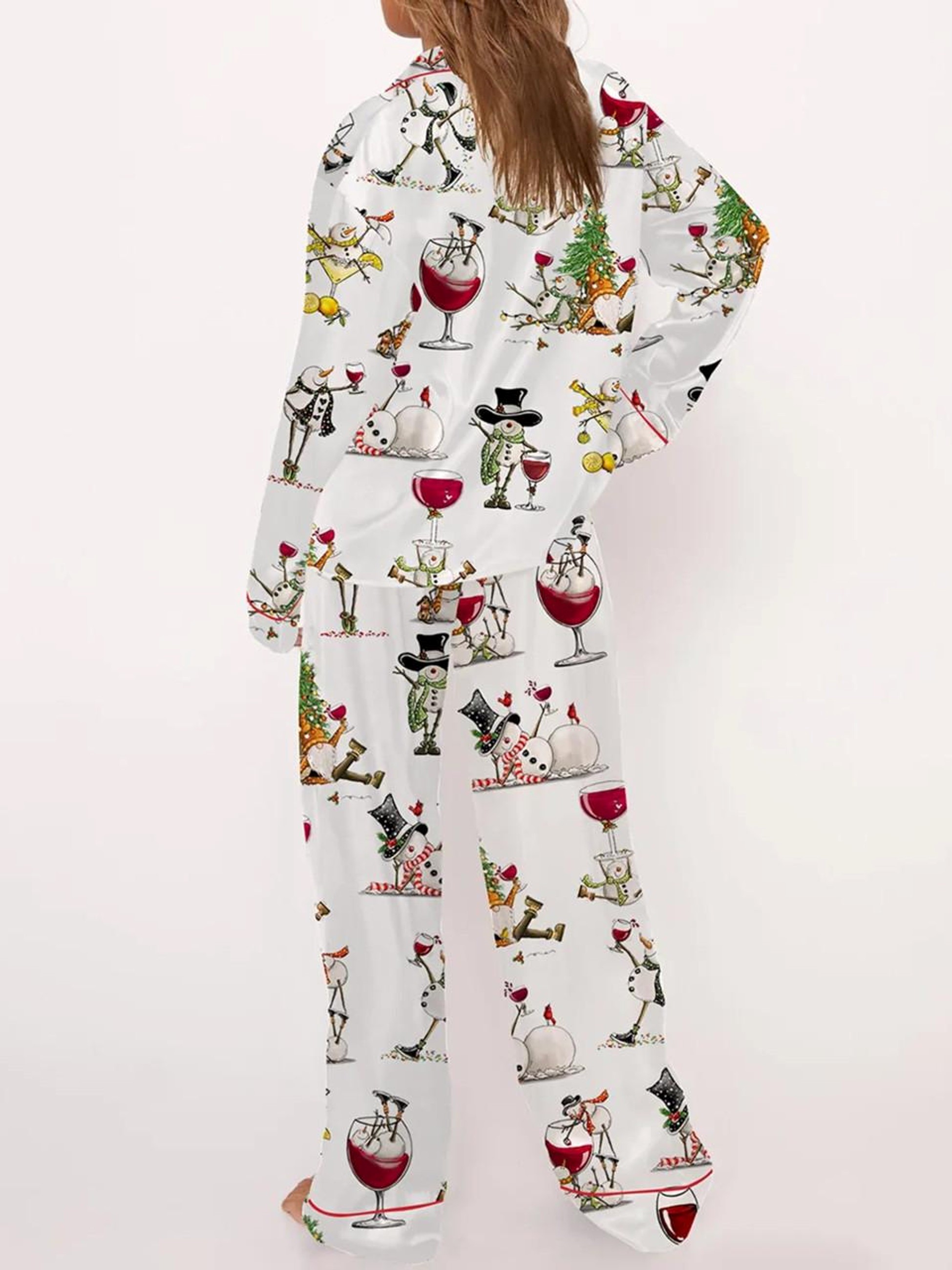 Women's Tipsy Snowman Pajama Set