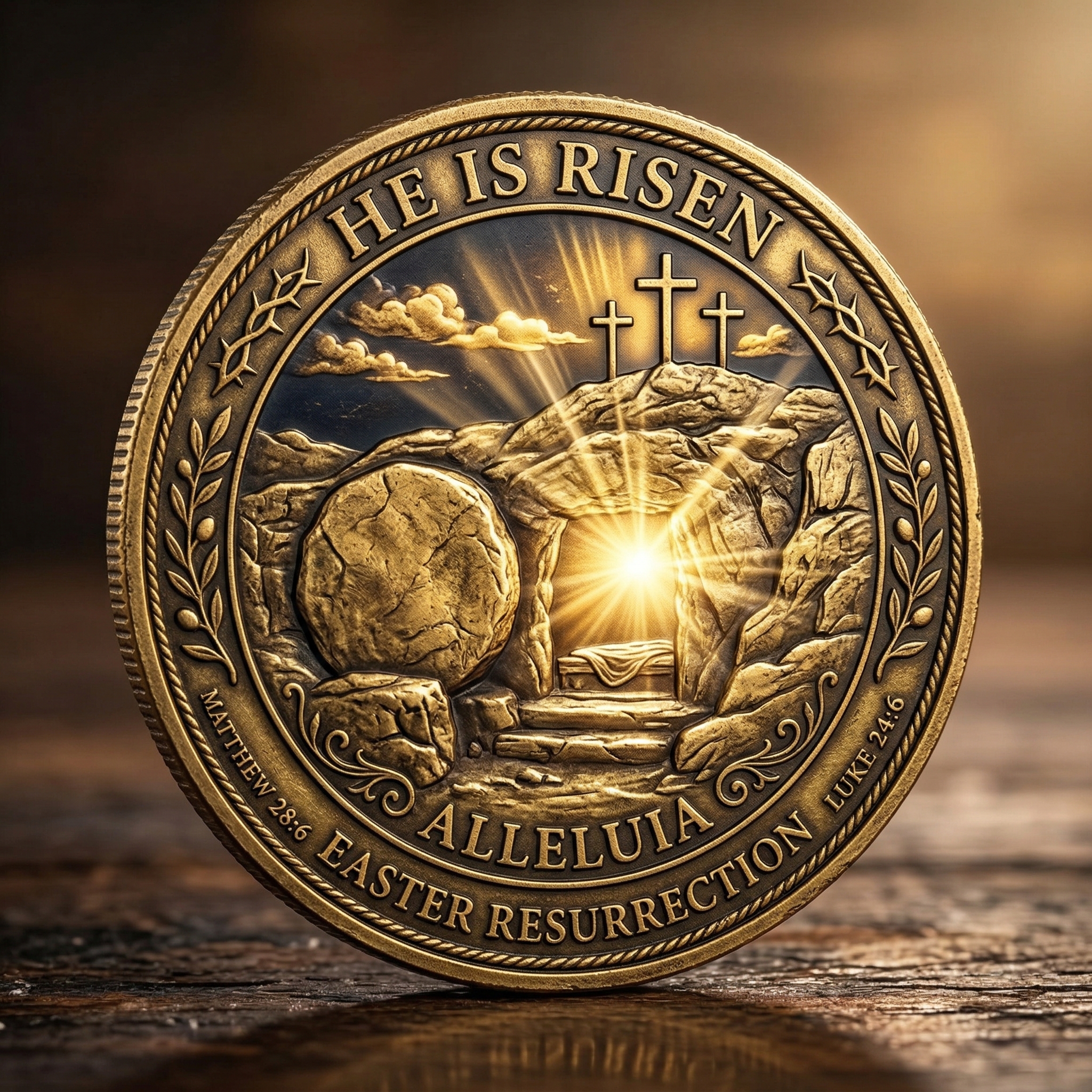 He Is Risen Commemorative Coin – 2026 Semiquincentennial Edition