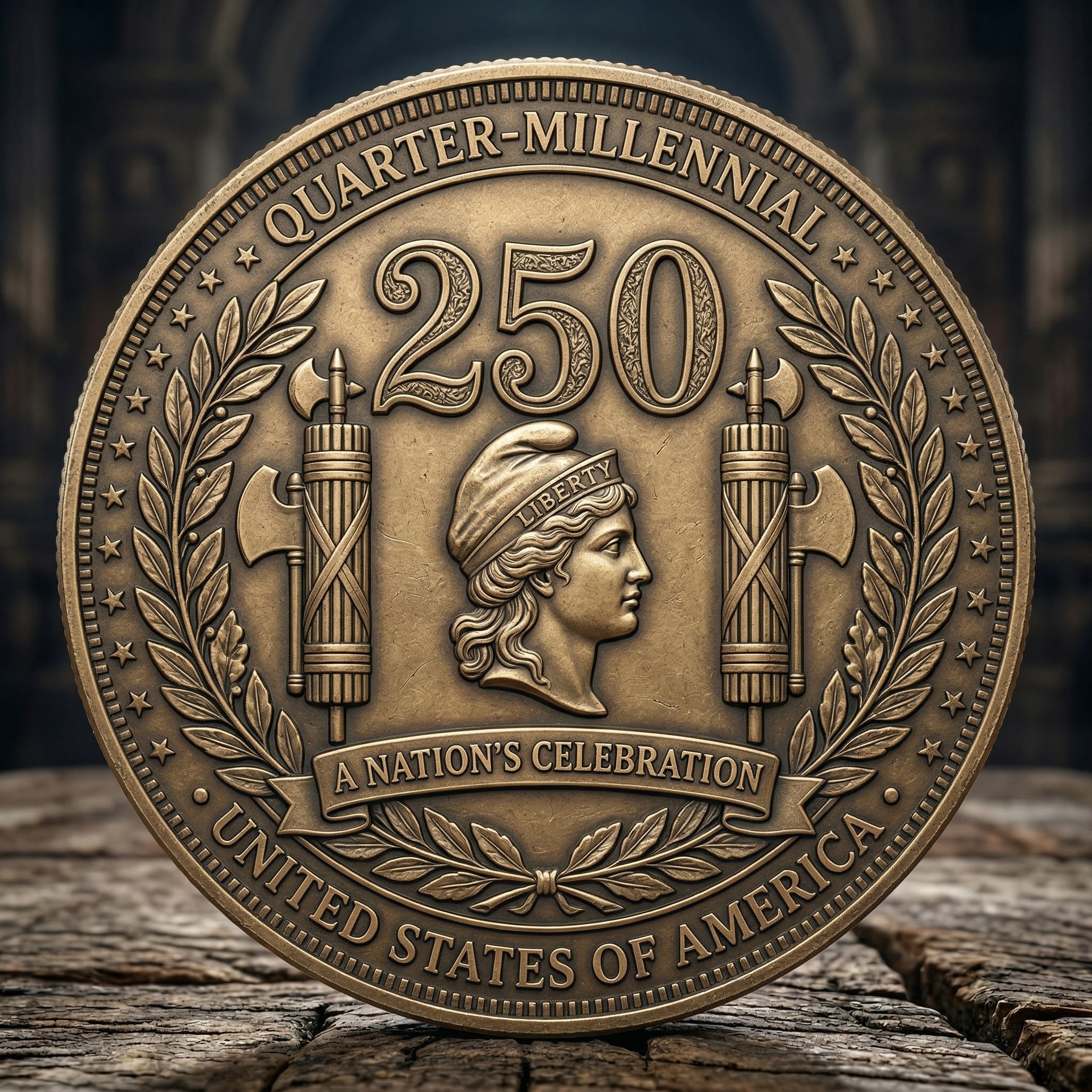 American Semiquincentennial Commemorative Coin – 1776-2026