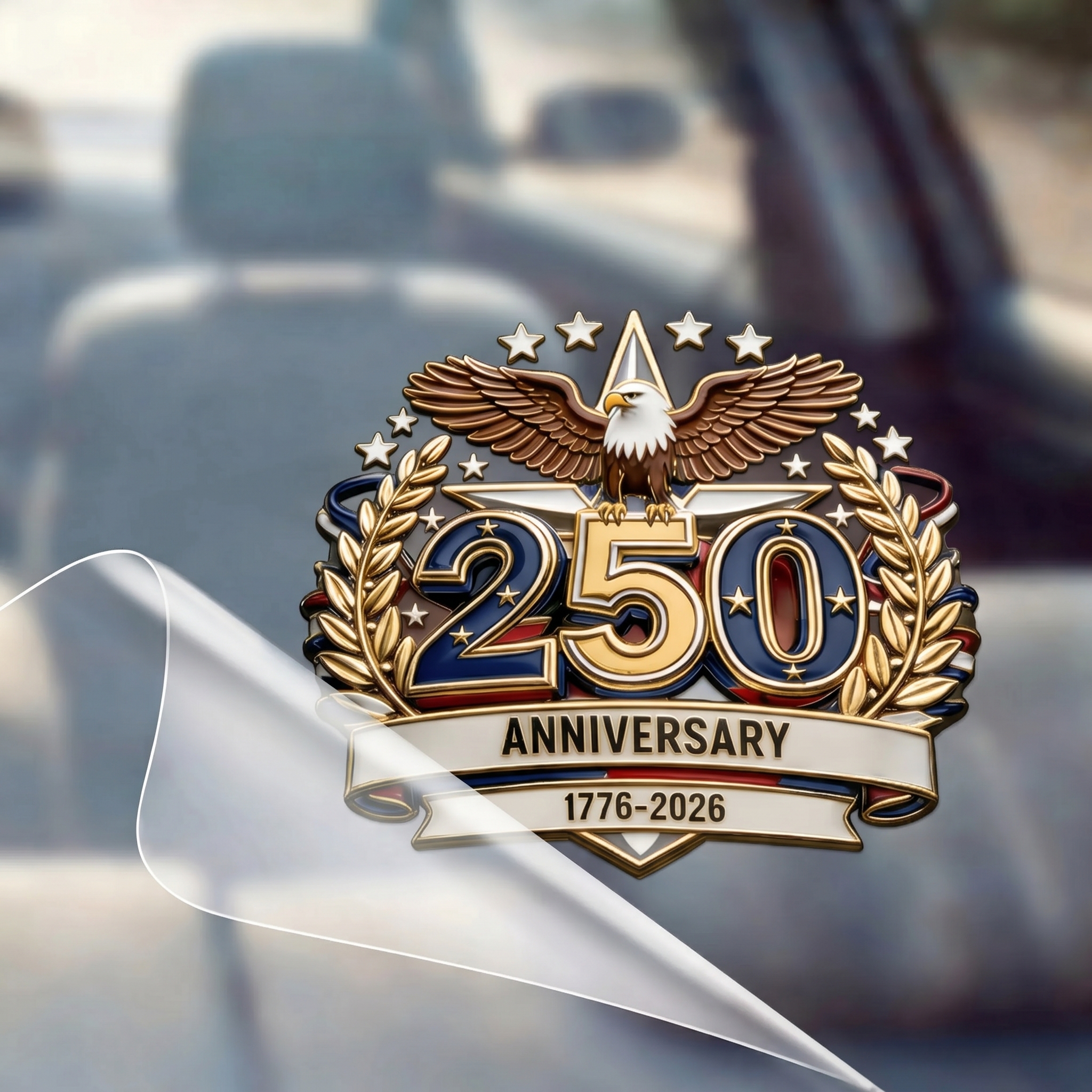 🔥 LIMITED TIME OFFER – America 250th Anniversary Decal 1776-2026 Patriotic USA Flag Car Window Sticker