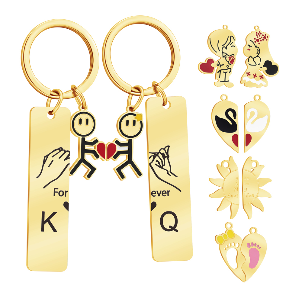 Valentine's Day Gift - Personalized Sending Love Keychain