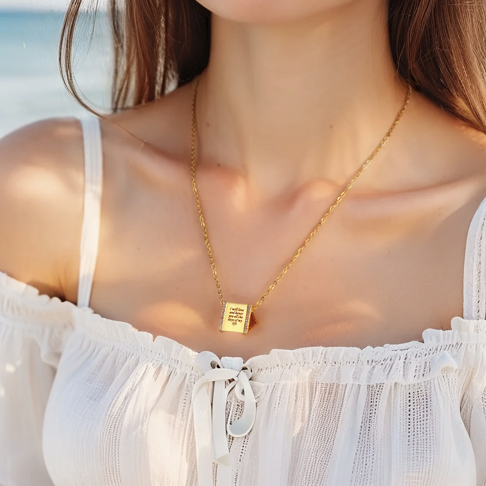 Wedding Anniversary - Column Necklace