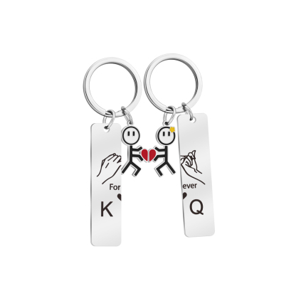 Valentine's Day Gift - Personalized Sending Love Keychain