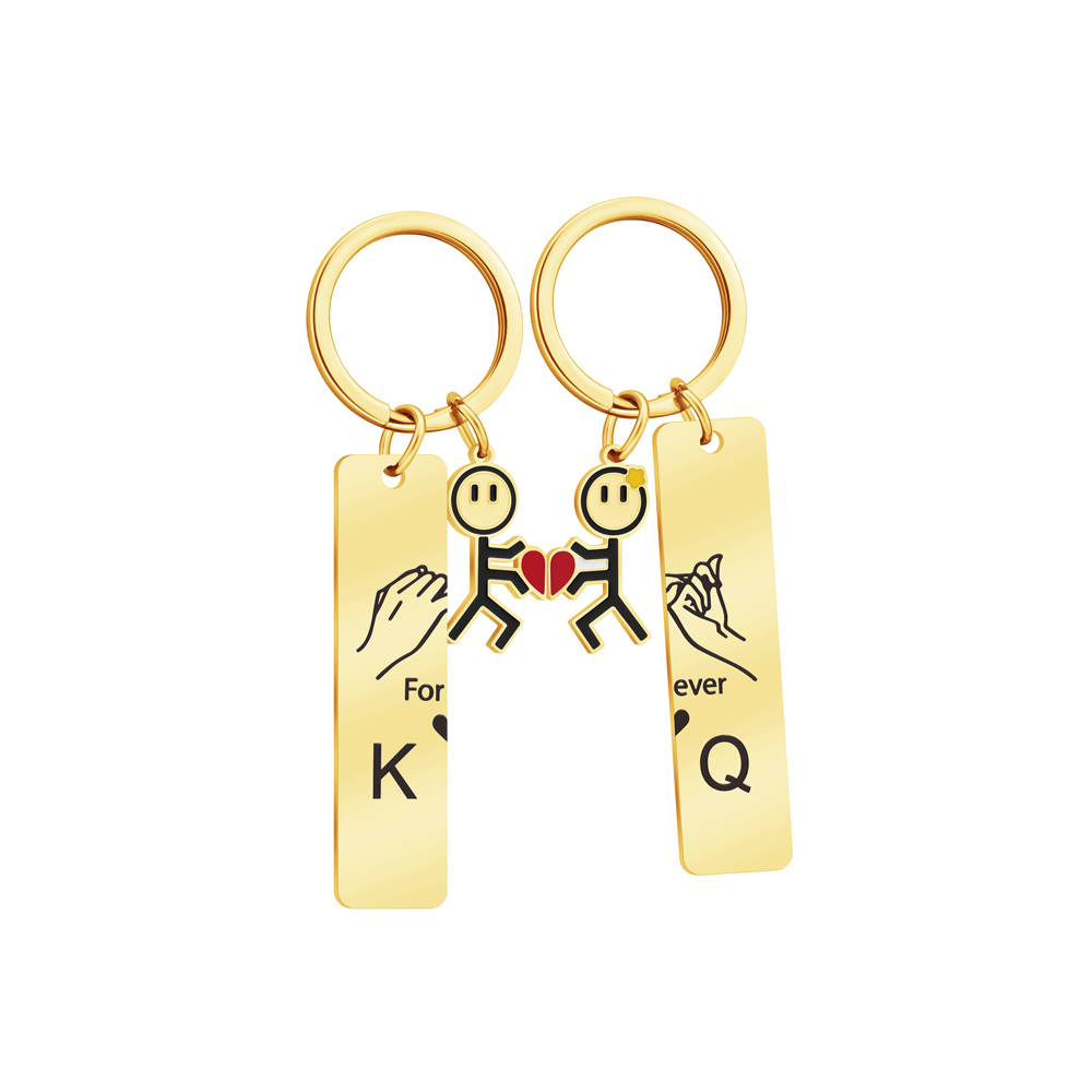 Valentine's Day Gift - Personalized Sending Love Keychain