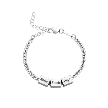 Personalized Name Bead Bracelet
