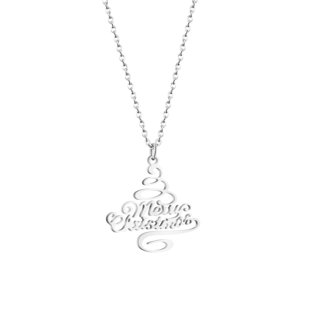 ✨ Merry Christmas Script Necklace ✨