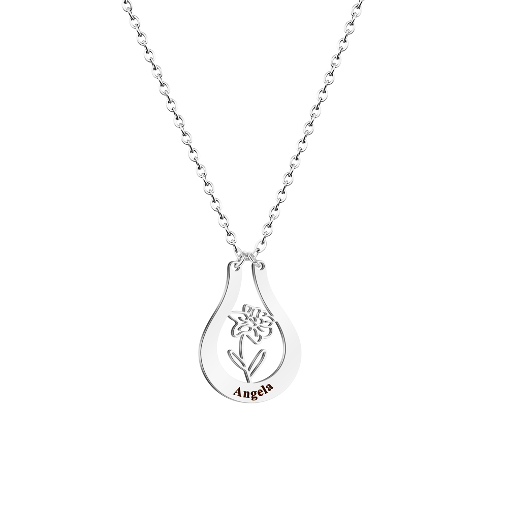 Bespoke Customization - 🌼Unique Birth Flower Necklace🌼