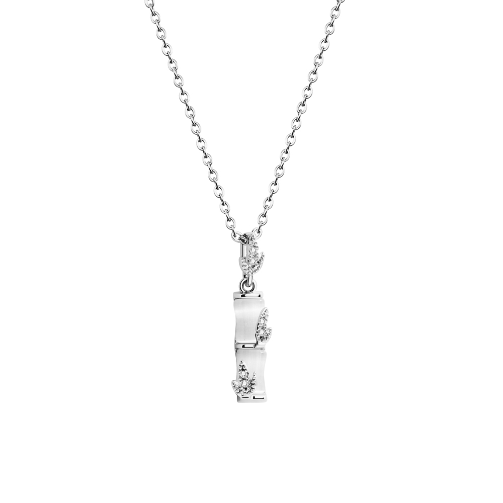 Bamboo Glow Jade Clavicle Necklace