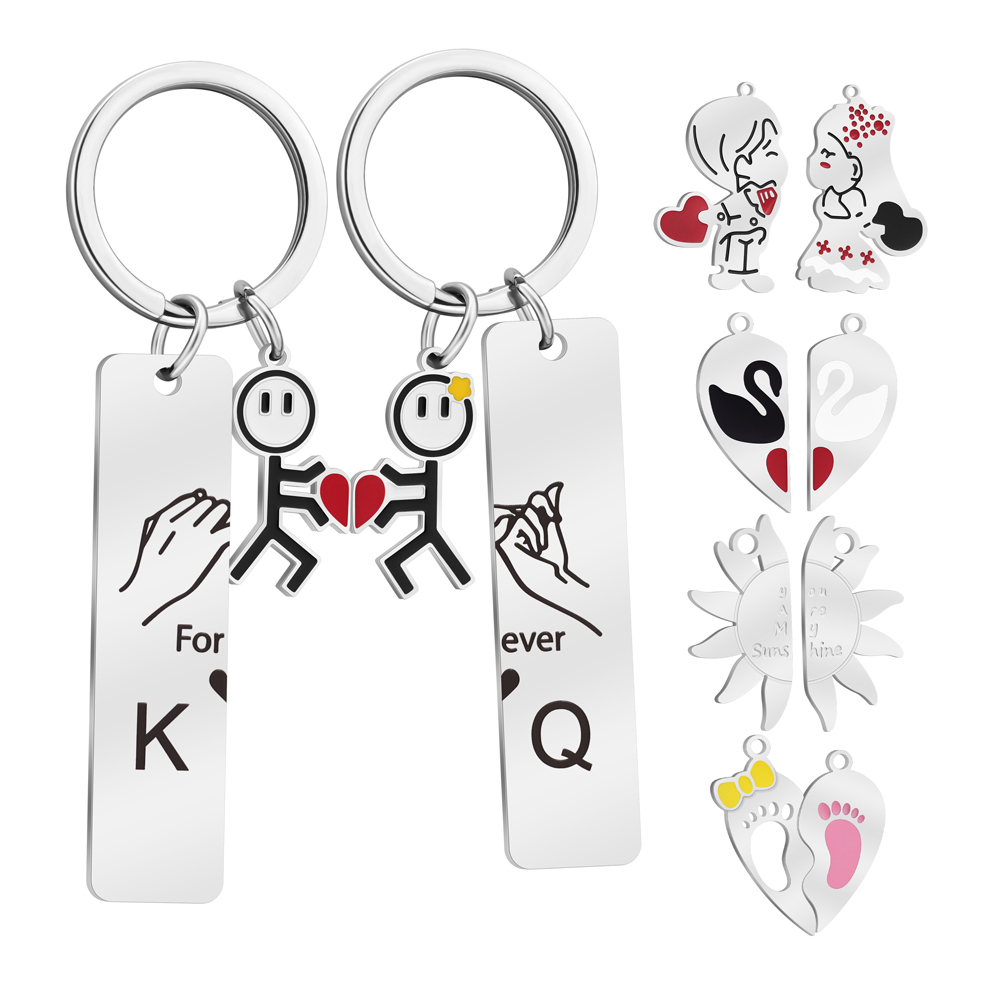 Valentine's Day Gift - Personalized Sending Love Keychain