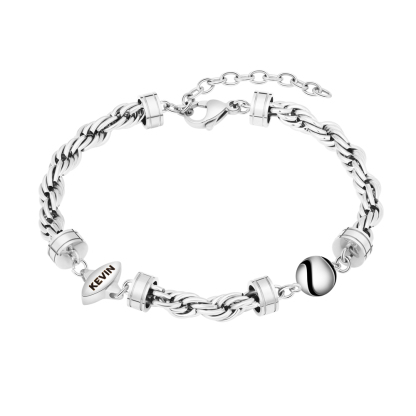 [Copy]✨Twist Chain "My Interests" Custom Bracelet