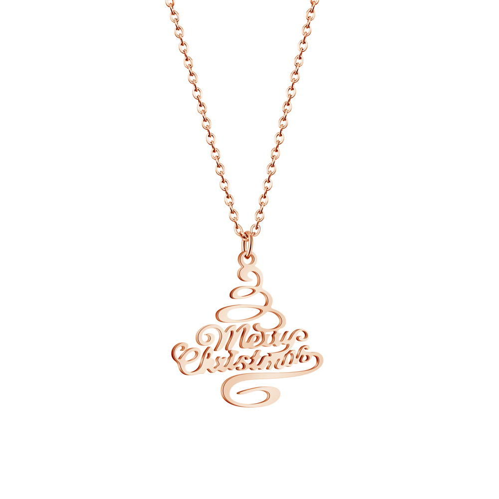 ✨ Merry Christmas Script Necklace ✨