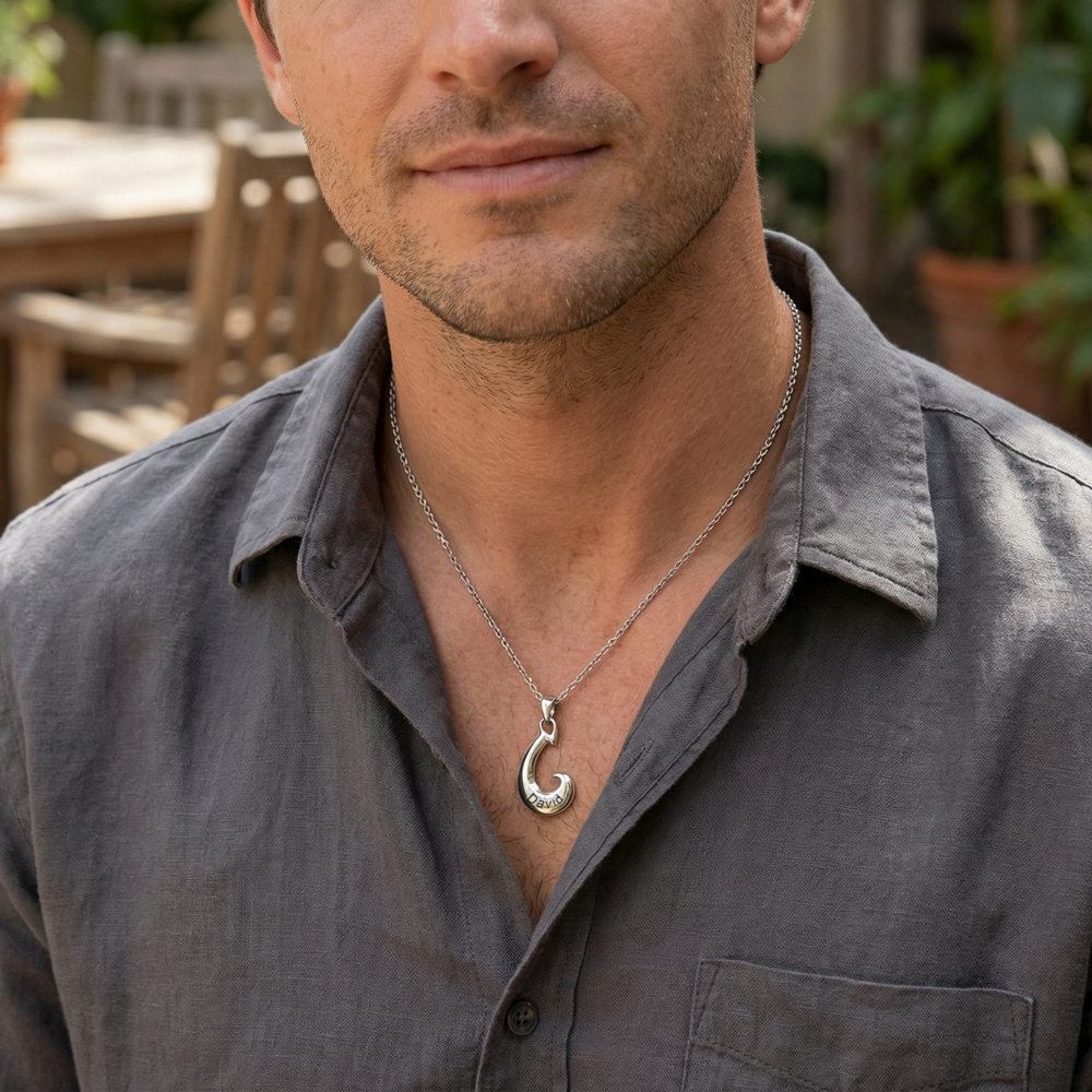 Valentine's Day Gifts🎁 Fish & Hook Couple Necklace