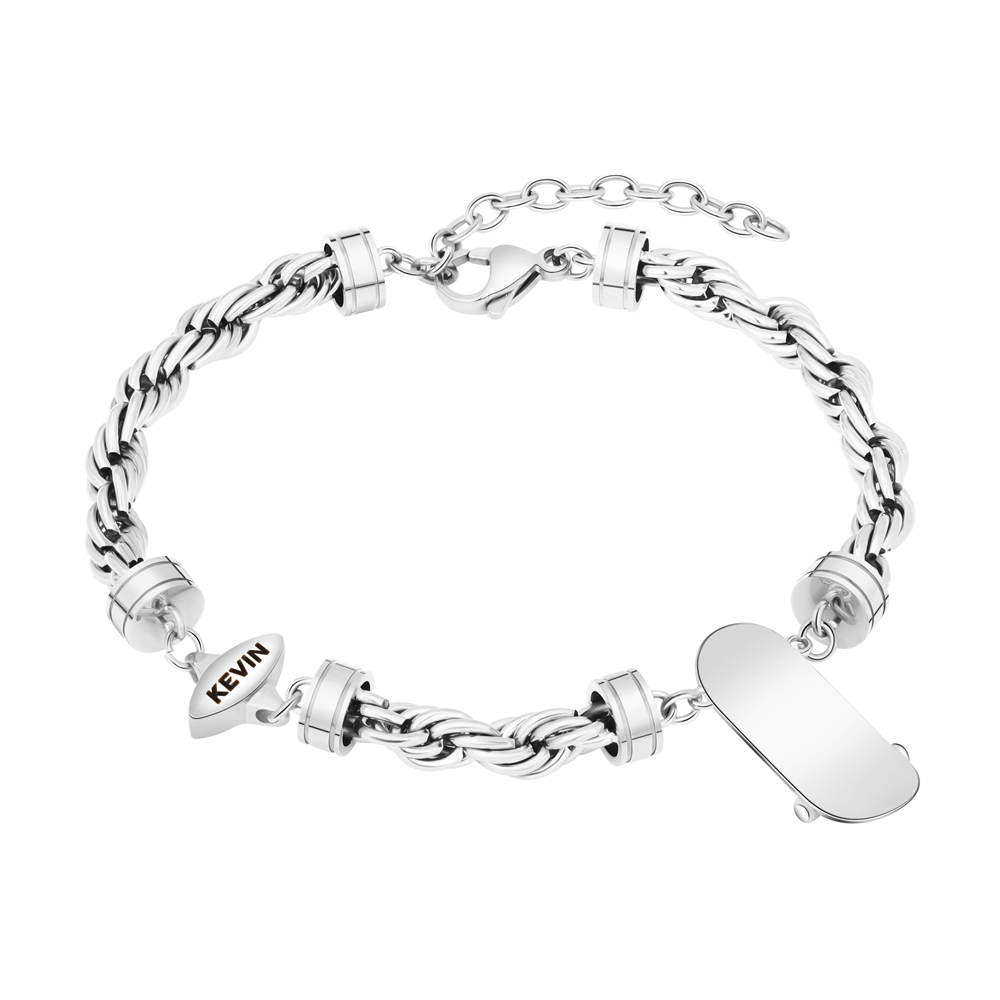 [Copy]✨Twist Chain "My Interests" Custom Bracelet