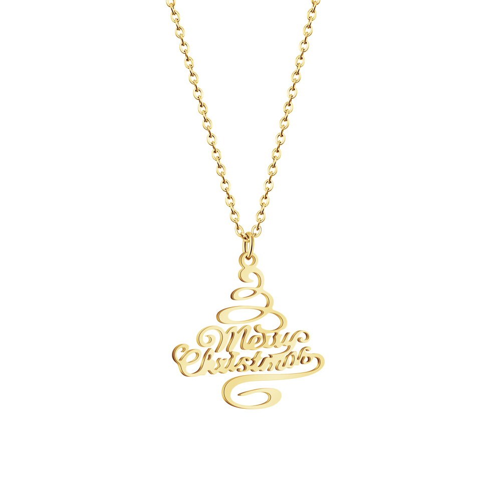 ✨ Merry Christmas Script Necklace ✨