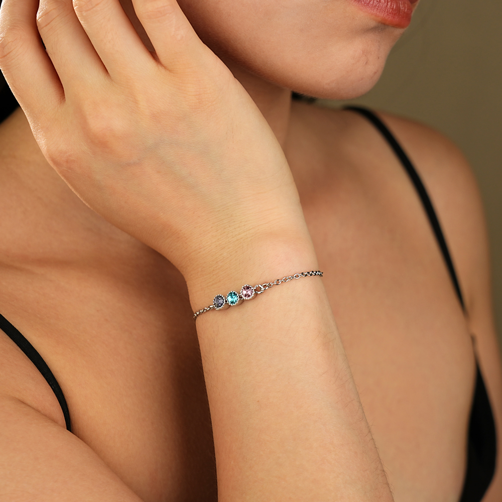 Personalized Birthstone Bracelet