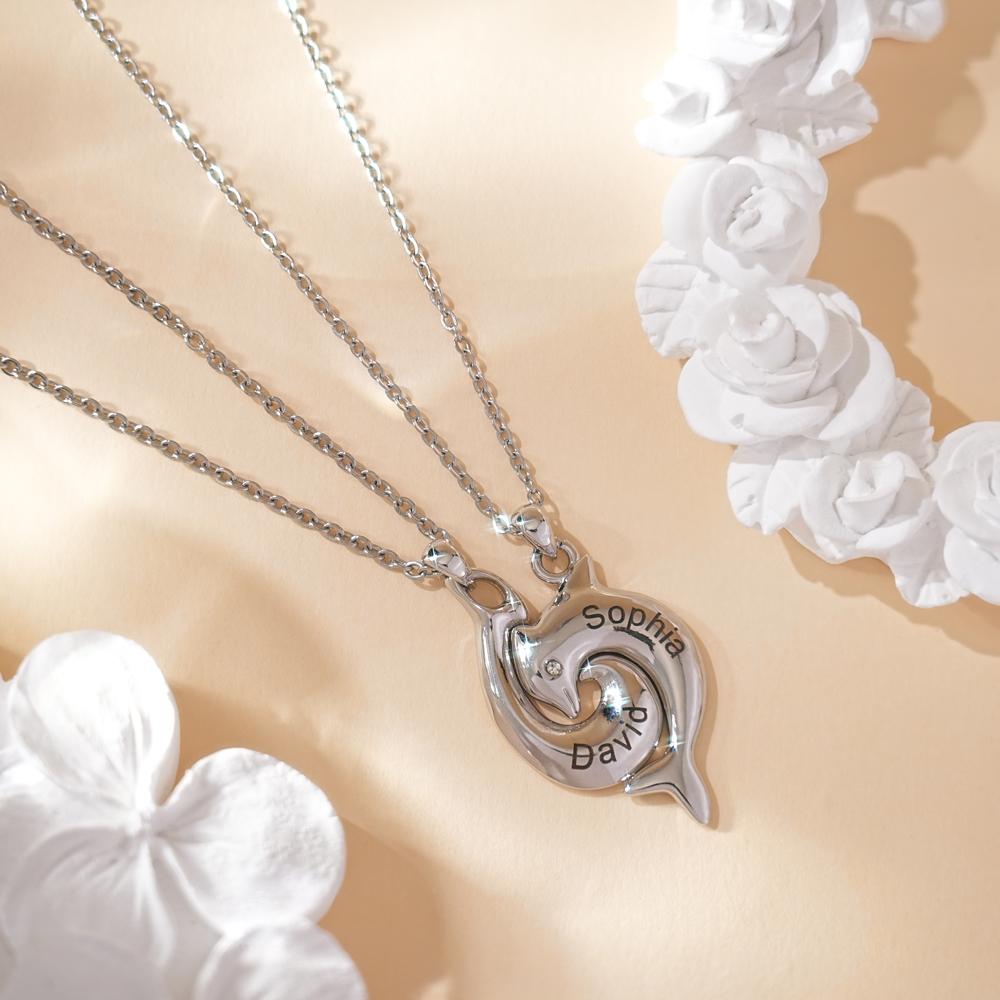 Valentine's Day Gifts🎁 Fish & Hook Couple Necklace