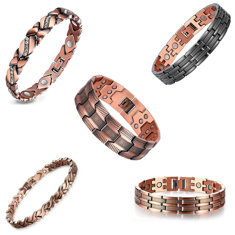 Copper magnetic bracelet——Relieve fatigue and promote blood circulation✨